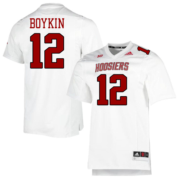 Devan Boykin Indiana Jerssey,Indiana University Hooisers Football Jersey,Uniforms-Retro White